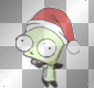 Dancing Gir with santa hat Dancing Gir with santa hat
