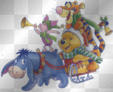 Christmas with Pooh and friends! -By Floppy11396-