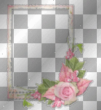 pink deco frame