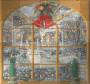 winter window snow scene winter window snow scene