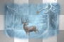 hristmas Deer in the Woods
