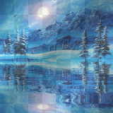 Winter animated background