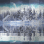 Winter animated background