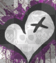 emo heart cutout