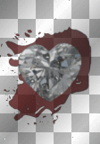 diamond heart and blood (one of the many breaking dawn covers)
