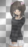 shy emo anime girl