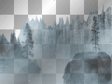 winter background transparent