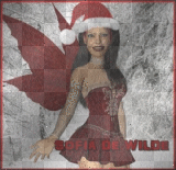 CHICA CON ROPA DE PAPA NOEL