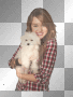 Miley and her puppy :)