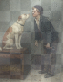 boy and dog