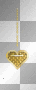 Heart Pendant - Yellow Topaz
