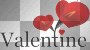 " Valentine " flower text ' transparent