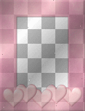 Pink hearts Frame