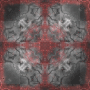 black and red gothic kaleidoscope background