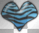 blue zebra heart