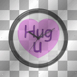 Purple-  Valentine Heart Clock ((alwaysanangel69))©®