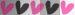 pink n black hearts