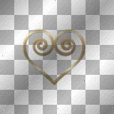 Gold heart