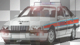POLICE CAR B75
