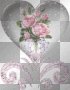 roses in a heart