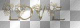 Flowers Love Word