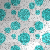 sky blue and white glitter circles tile