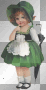vintage irish girl ' transparent