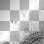 black white and grey swirly retro deco border sunsetprincess98