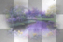 TRANSPARENT SUMMER SPRING LANDSCAPE