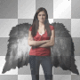 Elena gilbert as an angel!