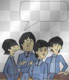the fab four comment bubble