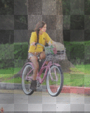 Ashley with her bike 1