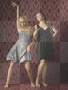 Miley Cyrus And Ashley Ash Tisdale in red Grey Black Dance Dancing peace