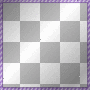Purple animated glitter frame