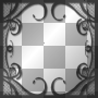 Glass goth frame grey black
