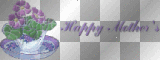Happy Mother's Day tea cup ' animated writing