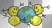 Earth Day Smiley  Yellow world