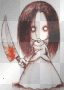 Girl Gothic Knife