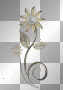  SPRING SUMMER GLITTER FLOWER GOLD DECO