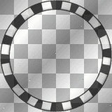 RAMCIA  FRAME ANIMATED BLACK WHITE CIRCLE BORDER 
