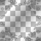 Stars frame white