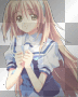 Happy anime Girl [Becky´s stamp]