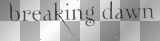 Breaking Dawn Logo Black Glitter