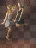 Ashley  Tisdale and Miley ray Cyrus ( Hannah Montana )
