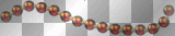 DODATKI DECO TRANSPARENT VINTAGE PEARL GOLD