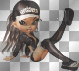 Cute Racing Girl - Left •