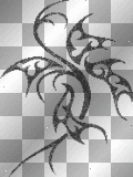 GLITY GLITTER DECO  ANIMATED BLACK 