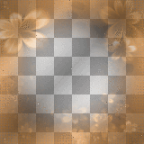Deco_Hawaiian_Flower Frame~Orange