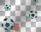 United States Soccer Frame (Horizontal) 