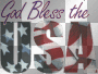 God Bless the USA ' animated glitter text God Bless the USA ' animated glitter text